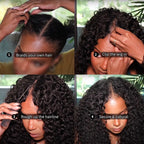 U-Part/ V-Part Virgin Wigs